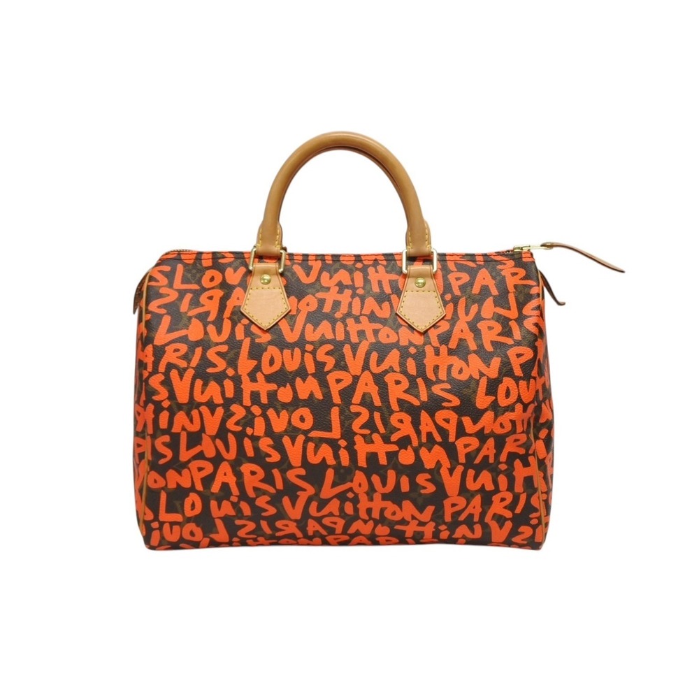 LOUIS VUITTON Stephen Sprouse Monogram Graffiti Speedy handbag Orange